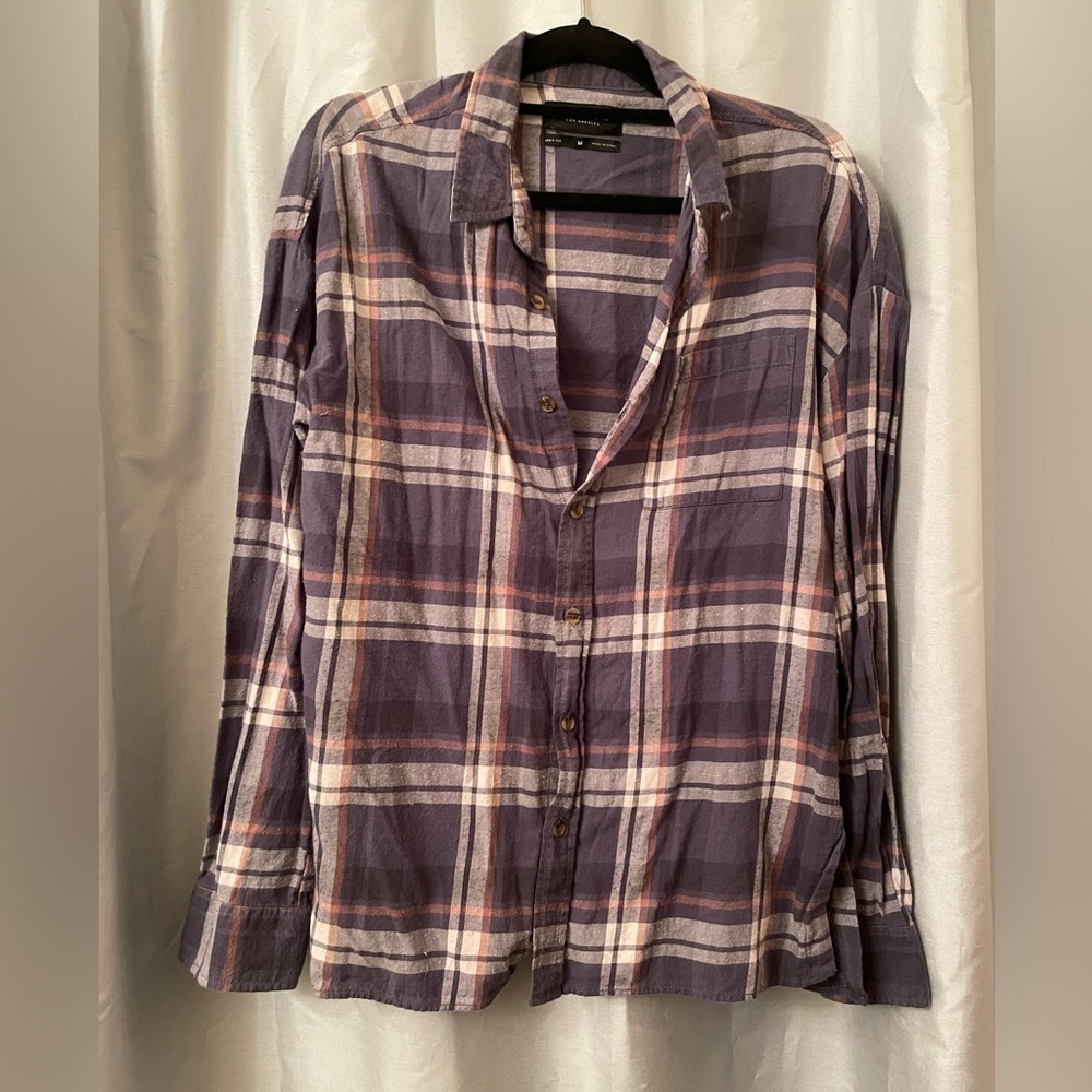 Pacsun Purple Flannel size Medium